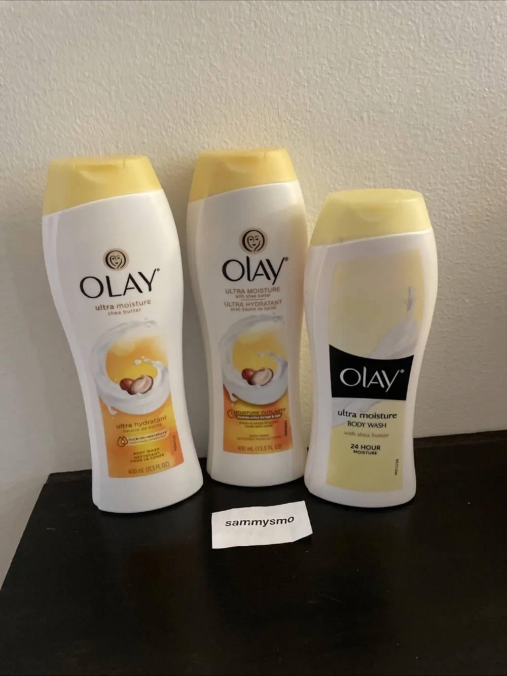 Olay Ultra Moisture Body Wash Shea Butter 12oz & 13.5oz, x3